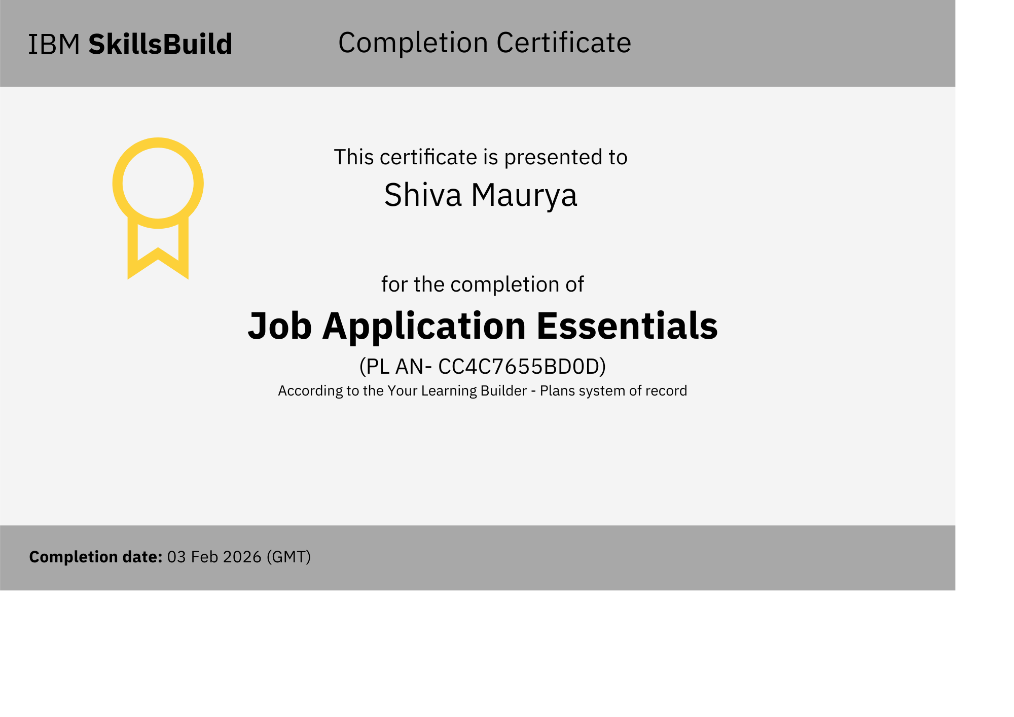 Job Application Essentials