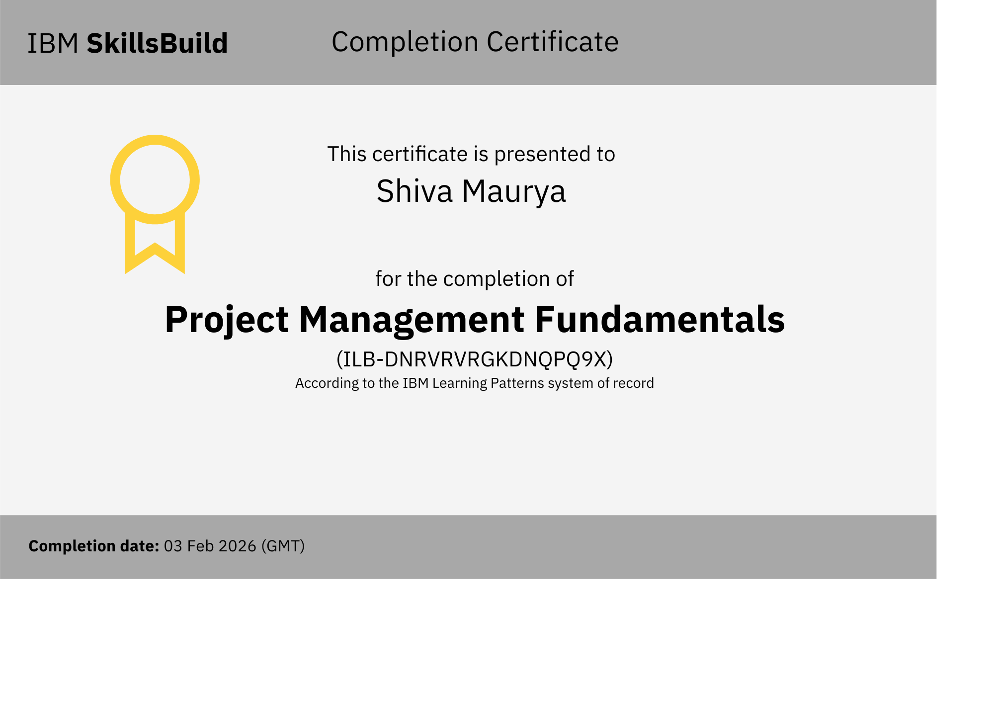 Project Management Fundamentals